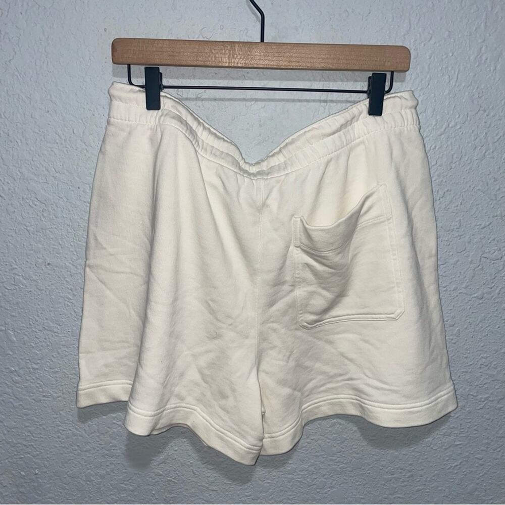 Vince Drawstring Lounge Shorts in Bone Large 100% Cotton - Picture 6 of 11